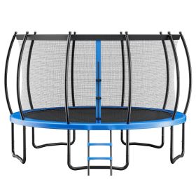VEVOR Outdoor Trampoline, 16FT Recreational Trampoline, ASTM Approved Trampolines with Enclosure Net & Thickened Pad, Max 475 lbs Weight Capacity